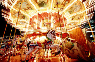 Carousel in Motion to represent Market Rotation