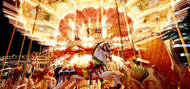 Carousel in Motion to represent Market Rotation